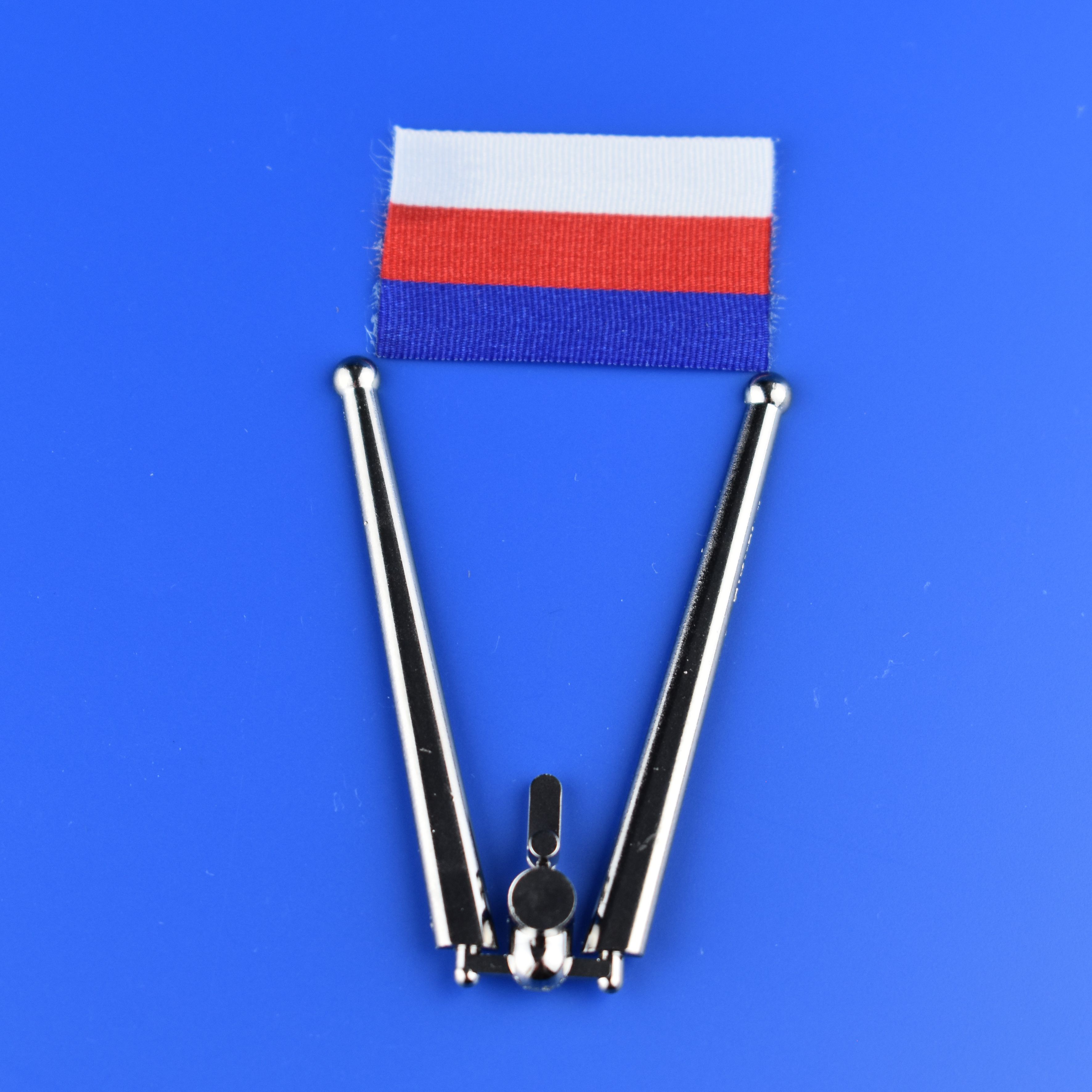 Vlajka s tyčí a klikou dveří -  nerez