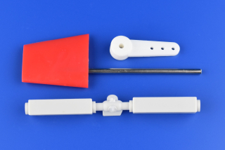 Kompletní sada kormidla pro motorovou jachtu Melodie